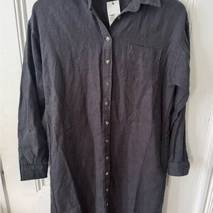 Linen Shirt Dress